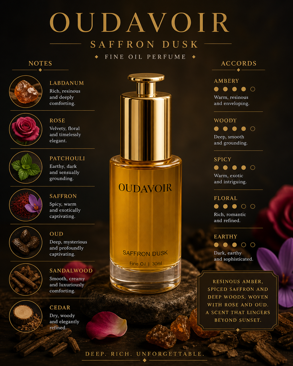 SAFFRON DUSK Perfume Oil