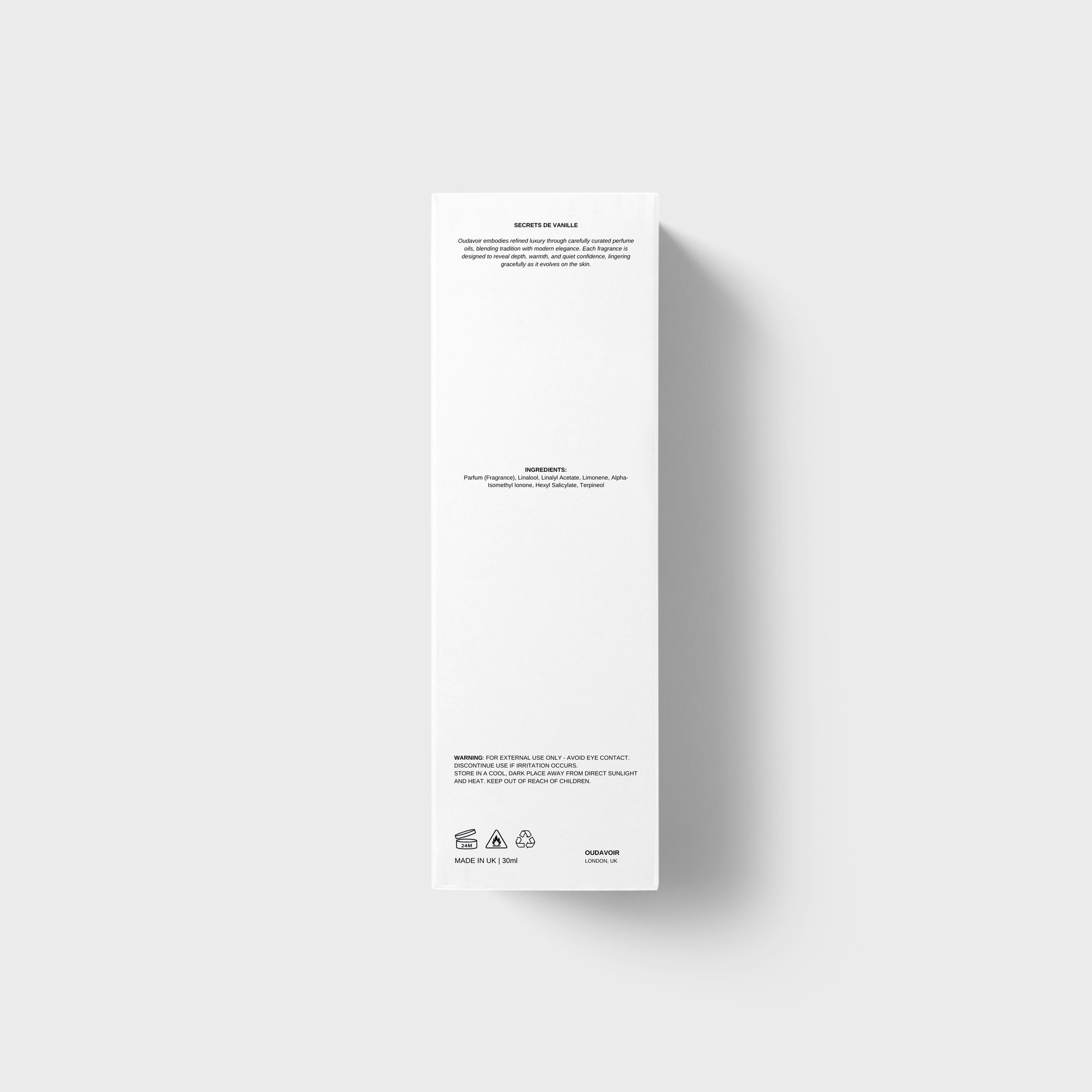 SECRETS DE VANILLE Perfume Oil
