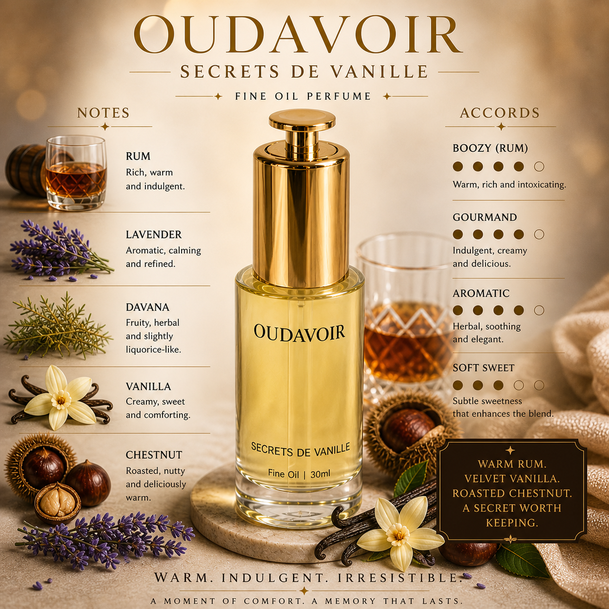 SECRETS DE VANILLE Perfume Oil